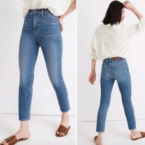 Madewell petite perfect vintage cropped jean sandford wash